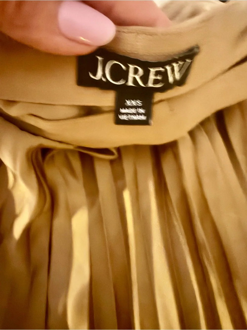J. Crew Gwyneth Pleated Pull on Midi Skirt in size XXS